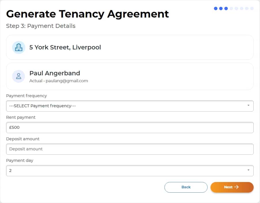 Generate Tenancy Agreement