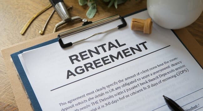 The agreement must clearly specify the amount of rent payable for the room, including details about the deposit required