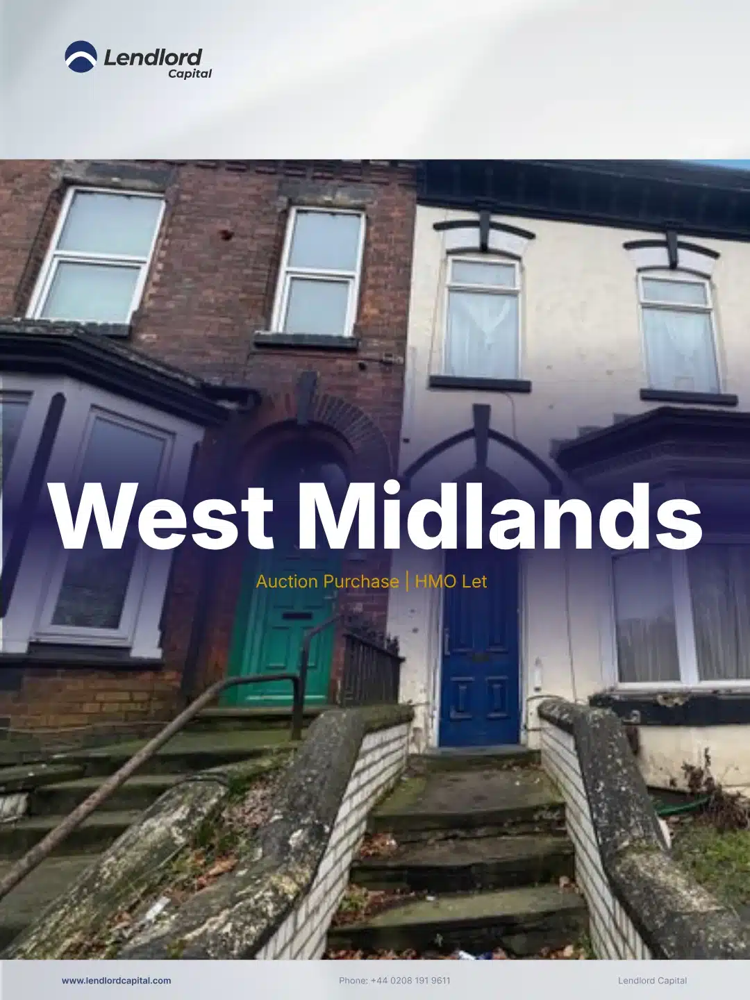 West Midlands HMO case study - auction purchase, HMO let - Lendlord